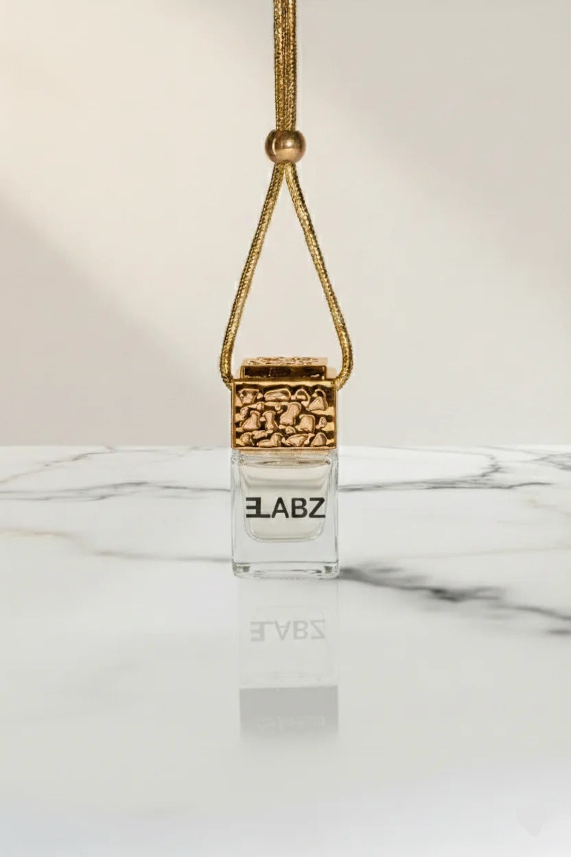 Car Perfume Pendant – Gold